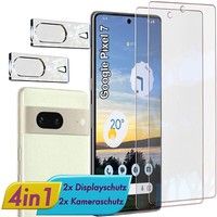 FüR Pixel 7 Display & Kamera Schutzglas Panzerfolie Linsen 9H Glas Schutz Folie