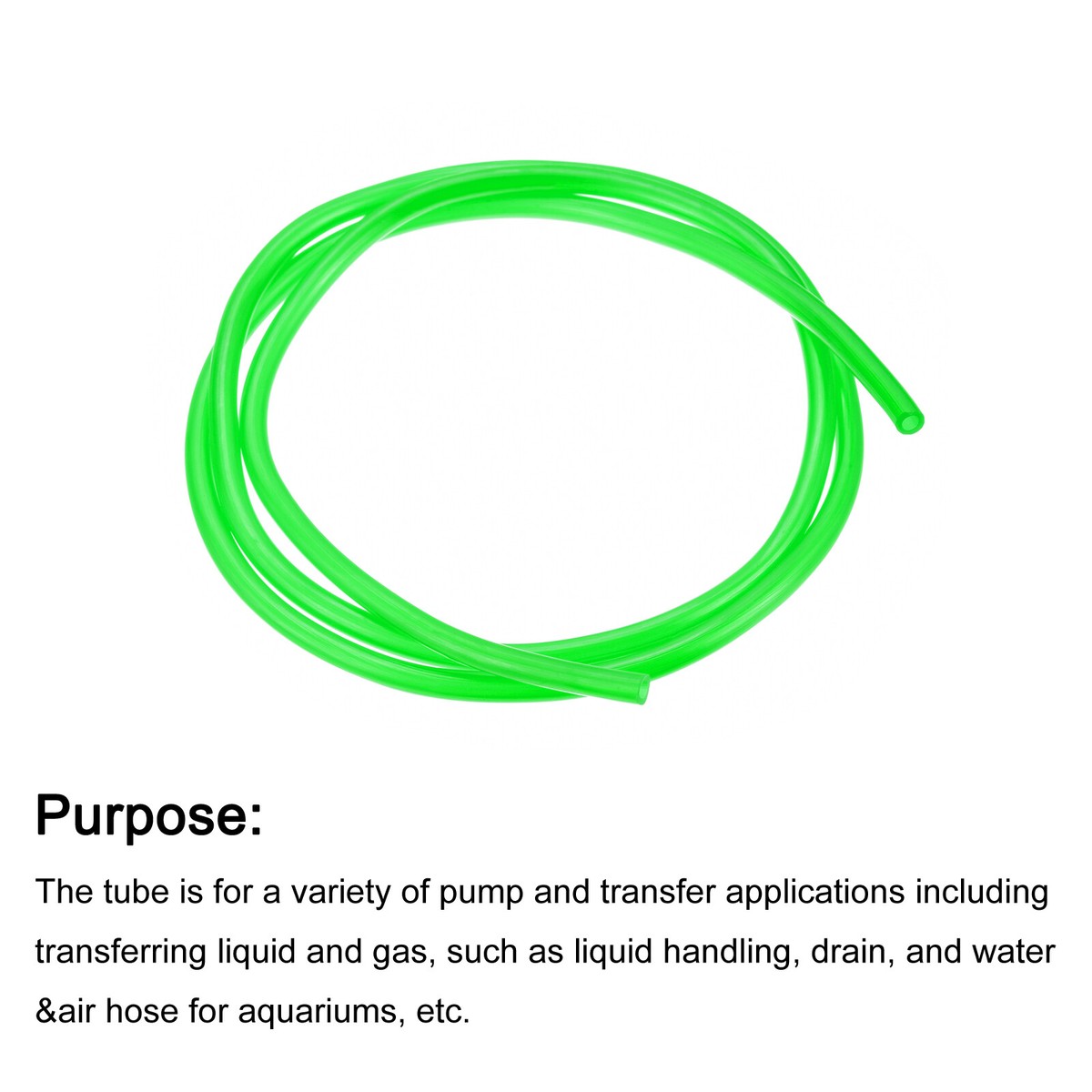 Uxcell Flexible Silicone Rubber Tubing - 10mm ID X 14mm OD, 3.3ft Length, Translucent For Pump/Air/Water Transfer - View #5