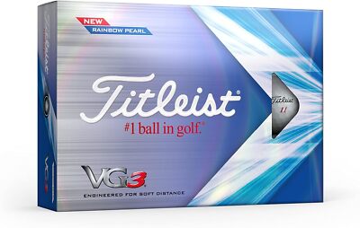 TITLEIST Golf Balls 2022 Model VG3 12 Pieces Genuine White Green