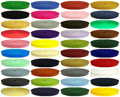 ''BAUMWOLLE SCHRÄGBAND GEFALTET 21 X 13 MM (1/2''), FARBE & LÄNGE WÄHLEN