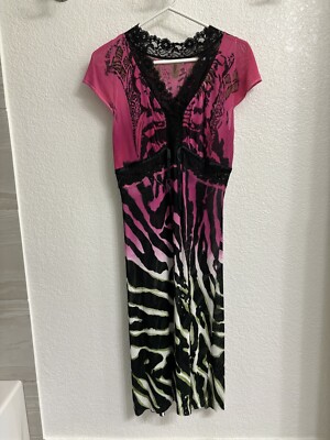Pink And Green Zebra Print Dress | eBay Pink And Green Zebra Print Dress | eBay