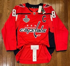 Alexander Ovechkin Adidas Authentic Washington Capitals Jersey 2018 Stanley Cup