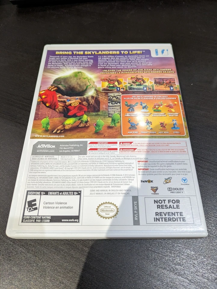 Skylanders Giants Wii (CIB) - Image 2 of 3