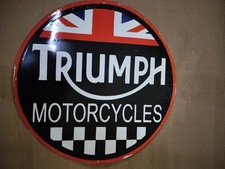 Porcelian Triumph Enamel Sign Size 30x30 Inches Double Sided