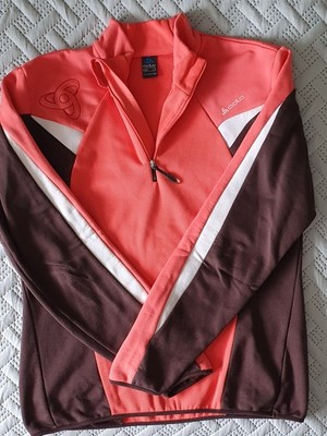 Odlo Half-Zip Sportpullover Damen langarm ( Midlayer), Gr. L