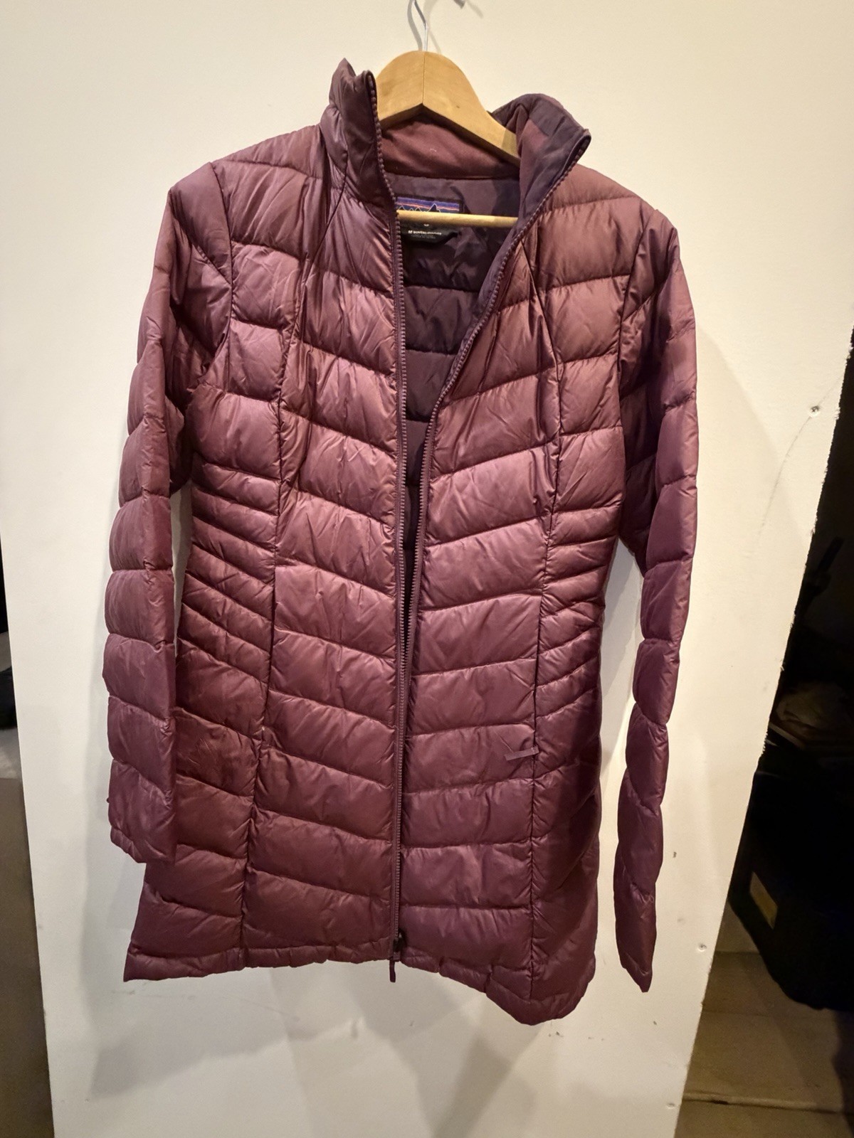 PATAGONIA Women’s Double Layer Down and Shell Jacket Coat Size M image 4