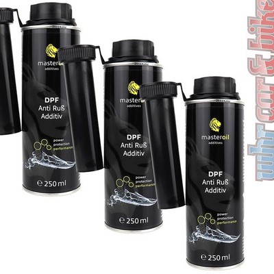 Dieselreiniger Anti-Ruß-Additiv Masteroil 3x 250ml Dieselpartikelfilter Pflege