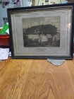 Lithograph Of Libby Prison  From A Civil War Period Photo