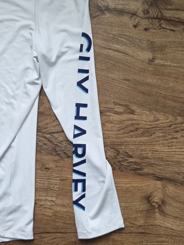 NUEVA Camisa de Pesca Guy Harvey 2XL Blanca Azul Manga Larga UPF Absorbente Para Hombres Nueva con Etiquetas Foto 3 de 4