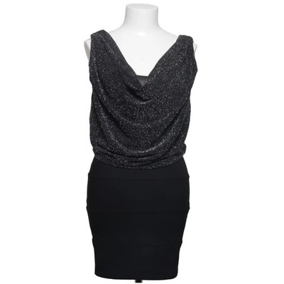 Amisu, Cocktailkleid, Größe: 34, Schwarz/Silber #eaW