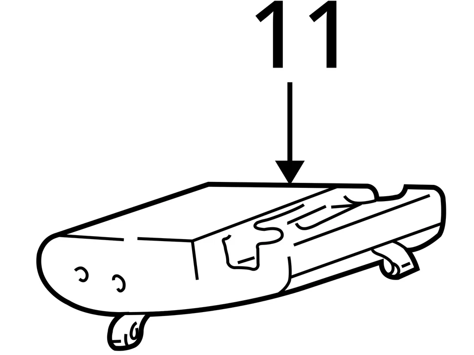 Chevrolet Silverado 2500 HD 2002 Silverado 1500 reposabrazos ASM R/asiento 12477436 nuevo Foto 3 de 3