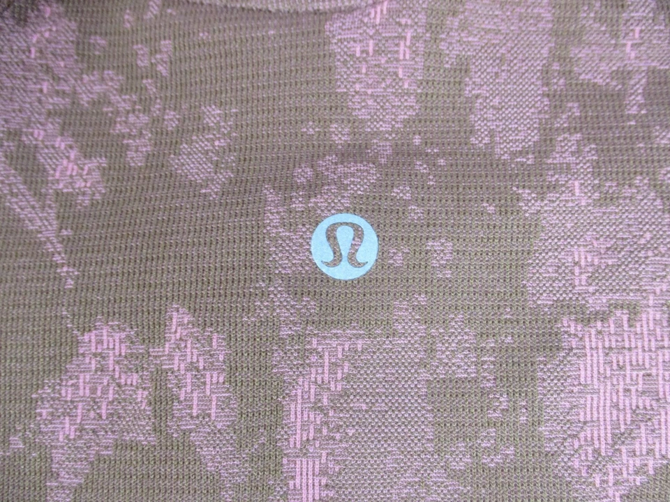 Camisa Lululemon Mujer 12 Marrón Rosa Swiftly Tech Manga Corta Sin Costuras X-STATIC Foto 4 de 4