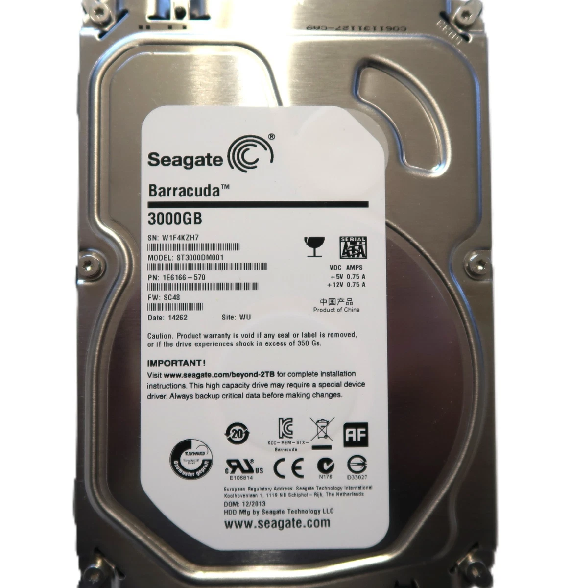 Seagate Barracuda St3000dm001 3tb for sale | eBay
