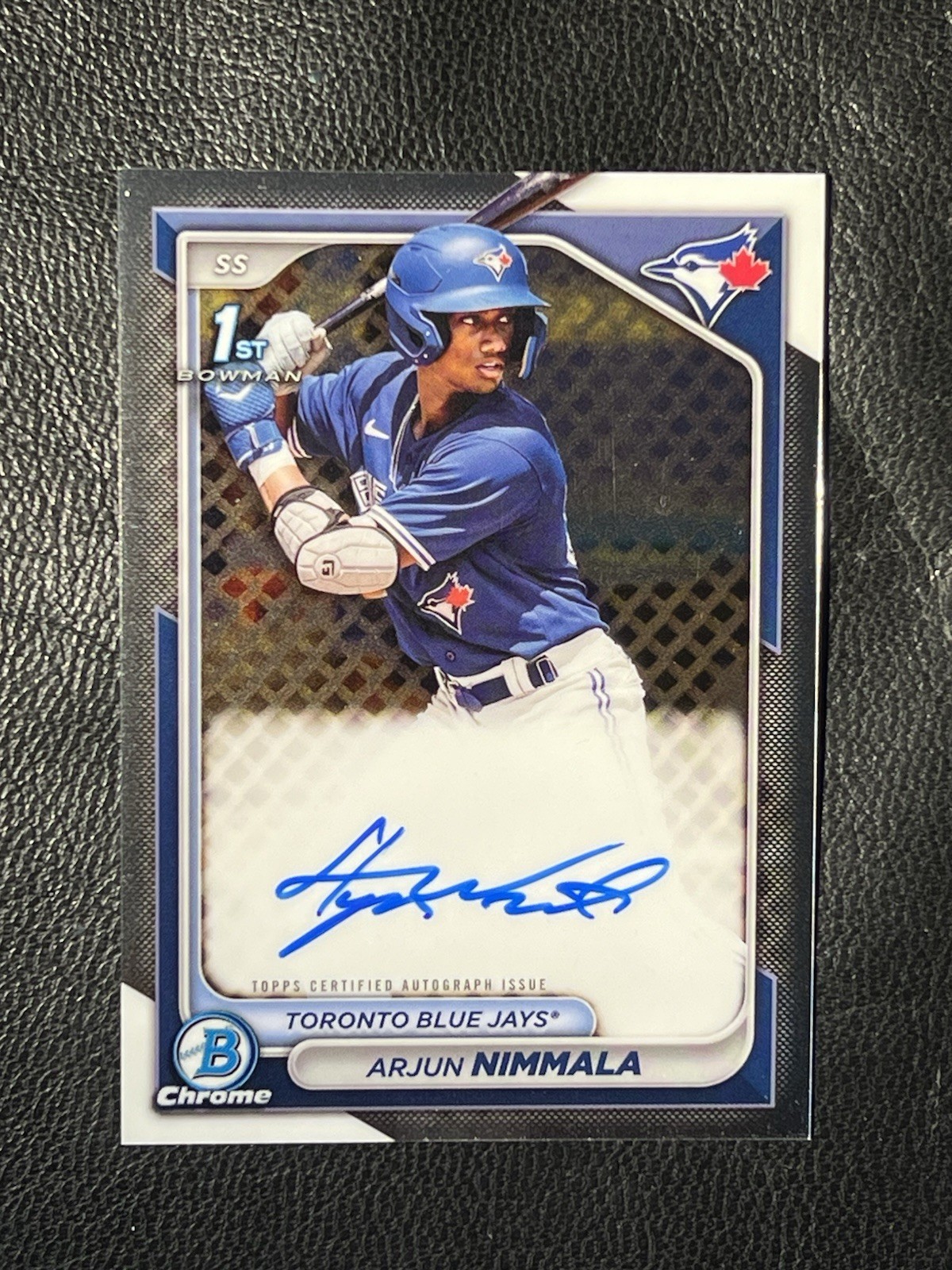 ARJUN NIMMALA 2024 Bowman Chrome Auto 1st