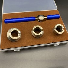 Professional Waterproof Watch Case Back Opener  Closer Tool Set with 3 Dies