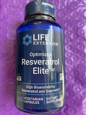 #ad #ad Life Extension Optimized Resveratrol Elite 60 Veg Caps Exp 2026 New Free ship $24.00