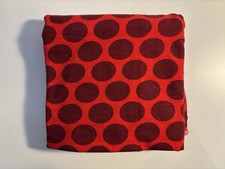 90x160 Jersey Hamburger Liebe Maxidots dunkelroter Stoff Punkte