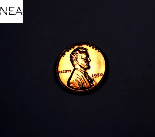 1950 Lincoln Wheat Penny Cent ~ Gem Proof Red ~ ZW696