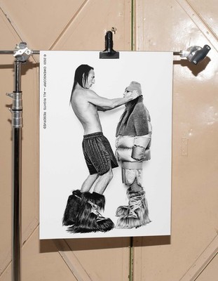 Rick Owens Vintage Poster Print Art Gift Mazagine Book Lookbook Archive Runaway