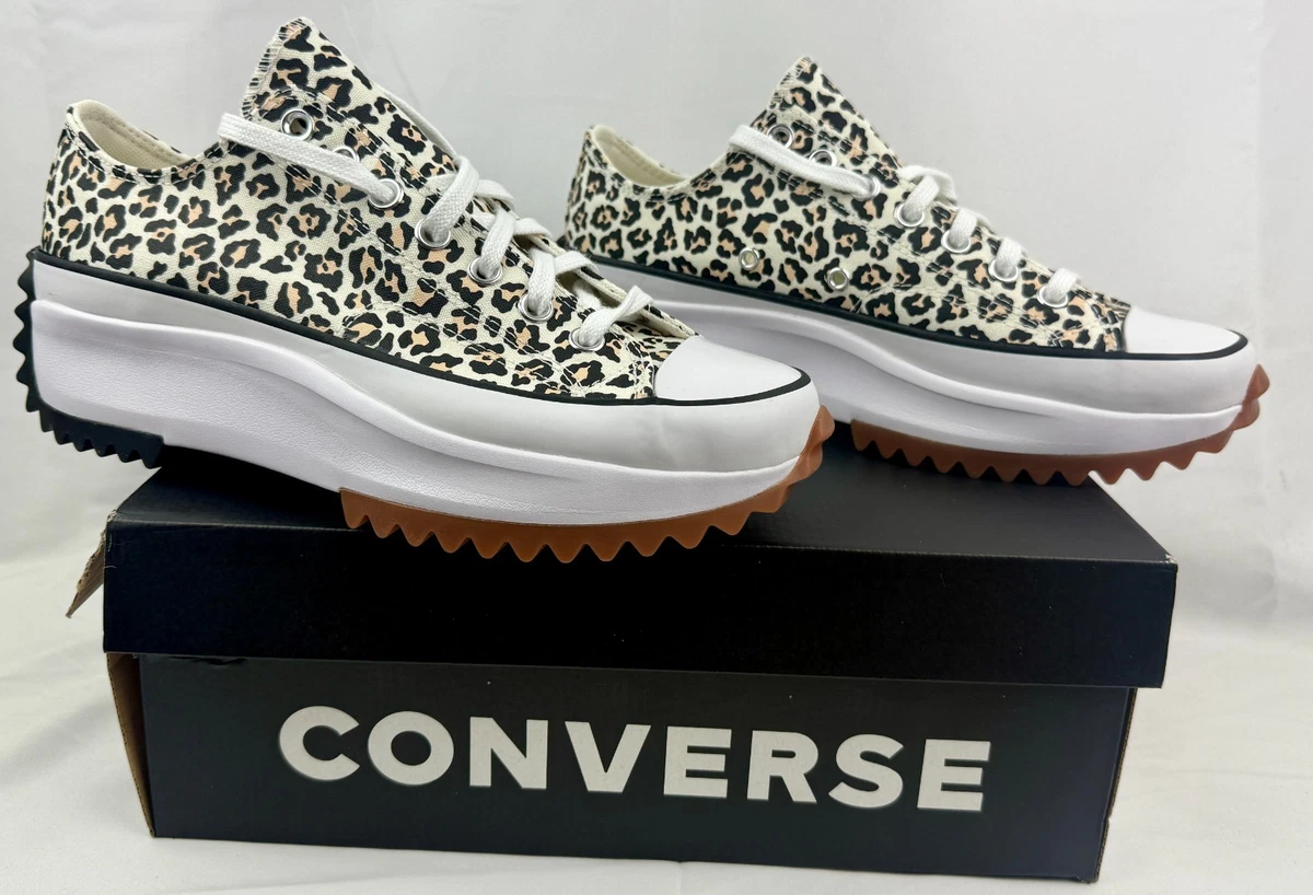 Converse Run Star Hike Platform Low Archive Leopard W for sale | eBay