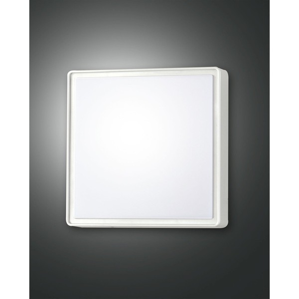 Led AußEndeckenleuchte Oban, IP65, 24 X 24Cm, Weiß, 4000K-image