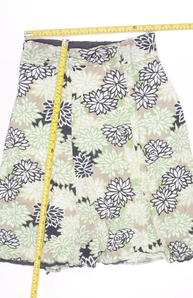 Epilogue Womens Multicoloured Floral Cotton A-Line Skirt Size 12 - Image 2 of 4