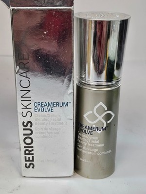 SERIOUS SKIN CARE Face Cream Serum CREAMERUM EVOLVE 1oz New Sealed IN BOX