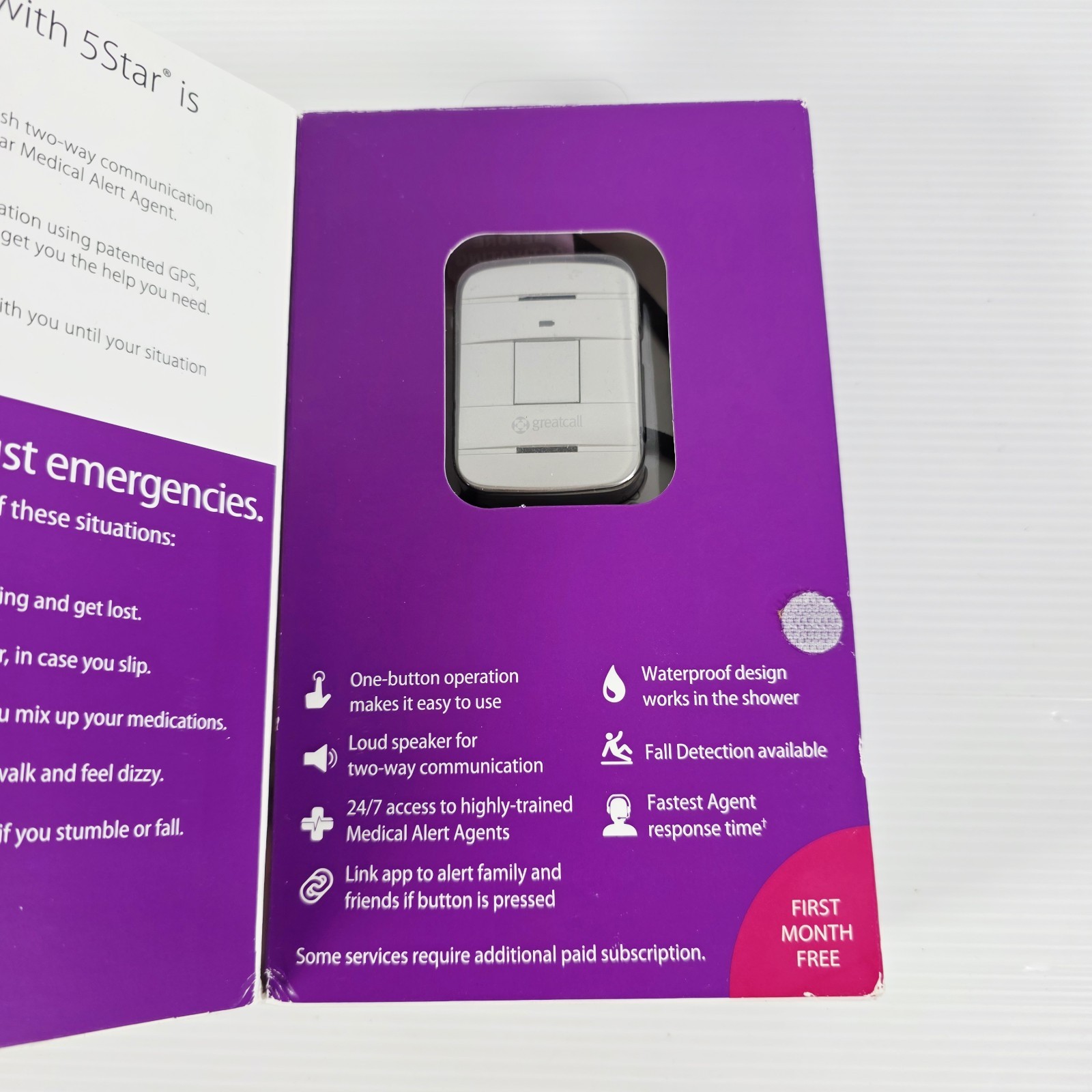 GreatCall Lively Mobile Plus All-in-One Medical Alert Device 