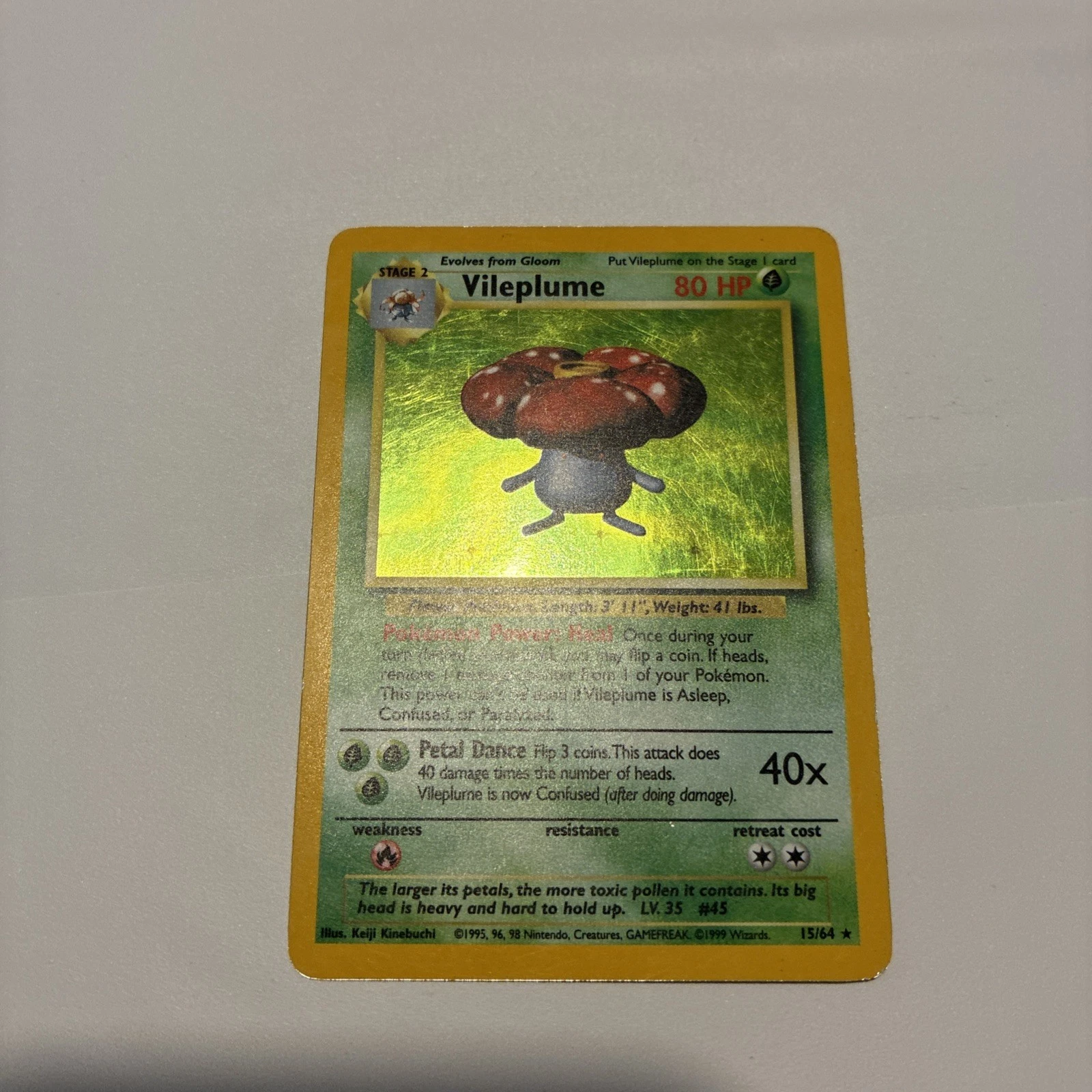 Vintage Pokemon - Vileplume 15/64 – Jungle – LP