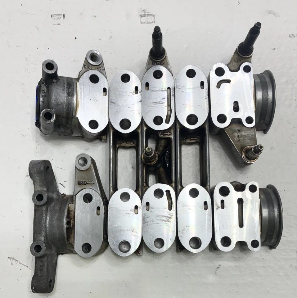 Juego de tapa de cojinete del árbol de levas del motor 97-01 Honda Prelude H22 OEM Foto 2 de 4