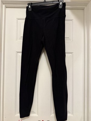 Athleta Black Ultra High Rise Elation Tight Leggings Gym Workout Sz MT