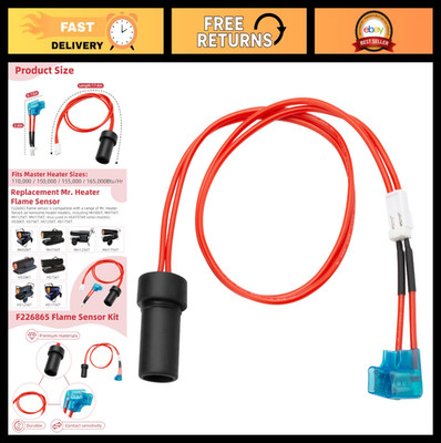 Flame Sensor Kit for Kerosene Forced Air Heaters - Igniter Accessory Replacement