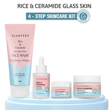 Glamveda Korean Glass Skin Rice & Ceramide 4 Step Gift Box (200 g)