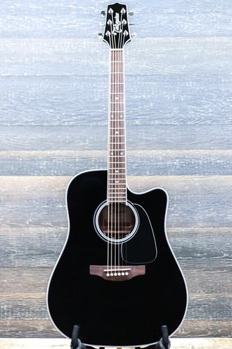 Takamine GD34CE-BLK Gloss Black Dreadnought Cutaway Acoustic El. Guitar w/Bag - Picture 2 of 20