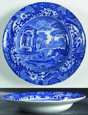Spode Blue Italian  Rimmed Soup Bowl 6103773