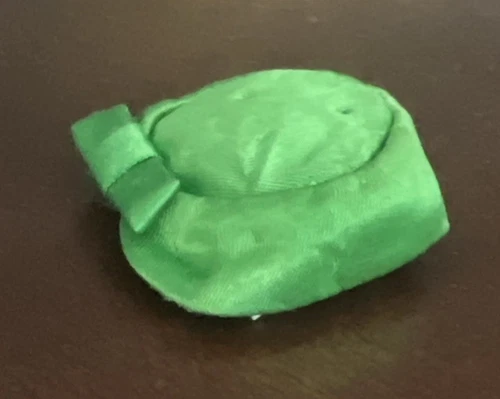 Vintage Barbie #1612 Theater Date Green Satin PILLBOX HAT ONLY