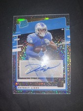 2020 Donruss Clearly Deandre Swift Gold Auto #2/5! Chicago Bears! Hot!!