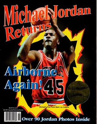 MAGAZINE Michael Jordan Returns Chicago Bulls #45 Over 90 Photos