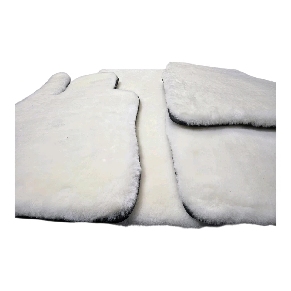 Alfombrillas de piel de oveja a medida para Mercedes Benz Clase S W223 Maybach (2021-2025) Foto 4 de 4