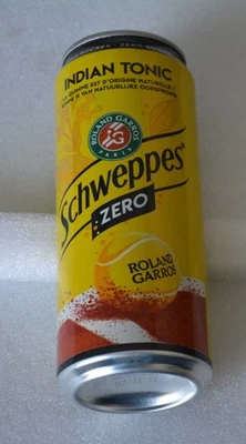 SCHWEPPES ZERO 1 can ROLAND GARROS 2026 France canette 330 ml - Photo 1/4
