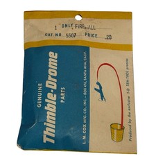 Vintage Cox Thimble Drome P-40 Warhawk Kittyhawk Firewall 5507 Original Card