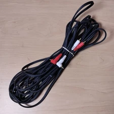 Nice! 30 ft RadioShack Stereo Audio Cable 2 RCA Male to 90Angle Male Gold-Plated