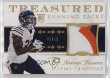 2015 Panini National Treasures Prime /49 Jeremy Langford #TRB-JL Rookie RC