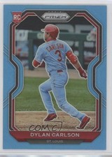 2021 Panini Prizm Tier II Carolina Blue Prizm Dylan Carlson #138 0j87