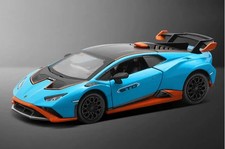 64640 Rastar Lamborghini Huracan STO Die cast 1:43 Scale Toy Car - Blue