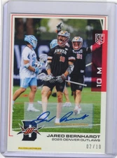 2025 PREMIER LACROSSE LEAGUE PLL Jared Bernhardt 02/10 Auto