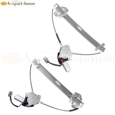 Power 4 Door Front Left Right Window Regulator For 03-07 Honda Accord With Motor