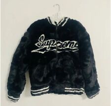 Supreme Black Coats, Faux Fur Outer Shell Jackets for Men Supreme Black Coats, Faux Fur Outer Shell Jackets for Men