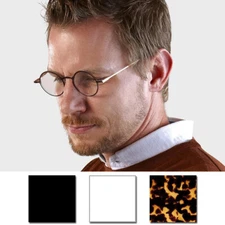 ThinOptics Manhattan Blue Light Blocker Glasses with Black Milano Case