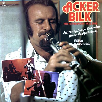 Acker Bilk And His Paramount Jazz - Extremely Live In Studio One LP 1978 '
